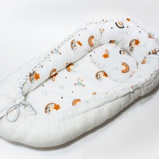 Babynest Poplin Wit