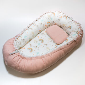 Babynest Poplin Roze